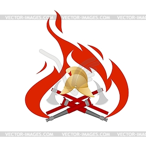 Fire protection - vector clipart