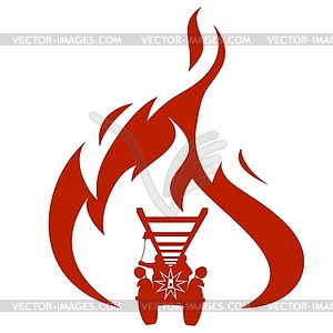 Fire - vector image