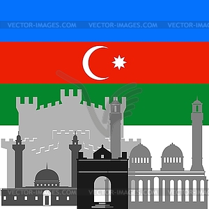 Azerbaijan - vector clip art