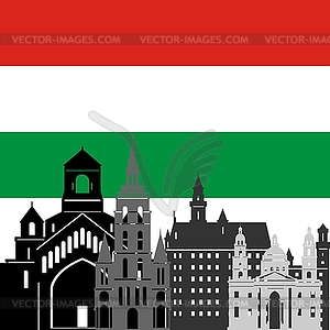 Hungary - vector image