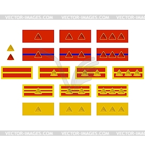 Insignia Chinese Kuomintang army - vector image