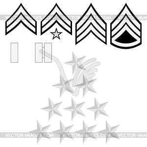 U.S. police insignia - vector image