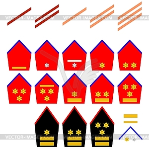 Insignia of Belgian Royal Army - vector clipart