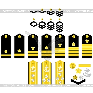 Япония ВМС знаки - изображение в векторном виде