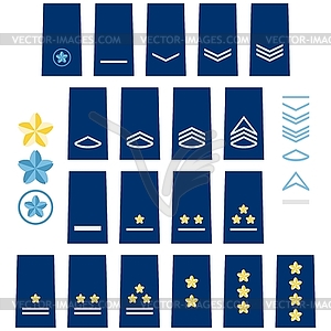 Japanese Air Force insignia - vector image