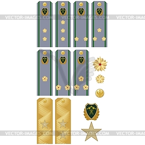 Insignia Customs Service of Russia - vector clipart