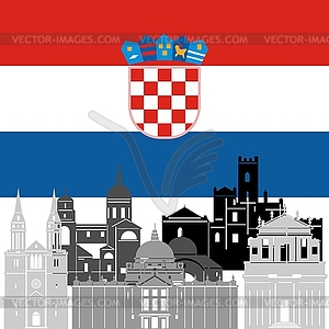 Croatia - vector clip art