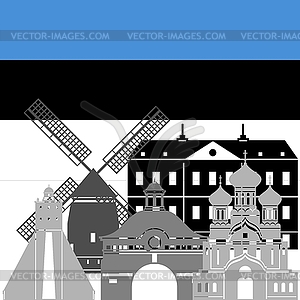 Estonia - vector image