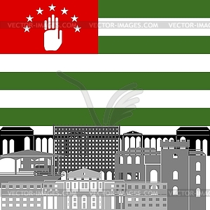 Abkhazia - vector clipart