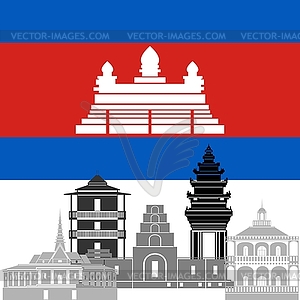 Cambodia - vector image