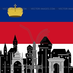 Liechtenstein - vector clipart