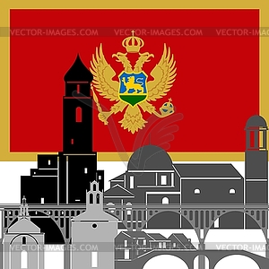 Montenegro - vector clipart