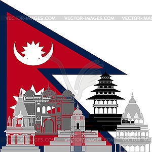 Nepal - vector image