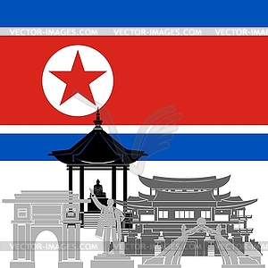 North Korea - vector clipart