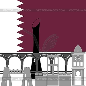 Qatar - vector clipart