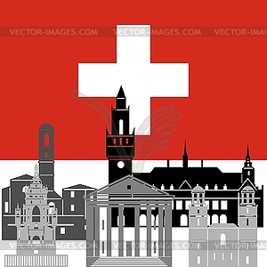 Switzerland - vector image