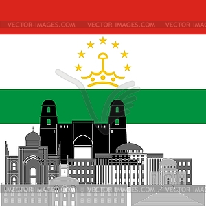 Tajikistan - vector image