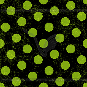 Seamless grungy black-green pattern - vector clipart