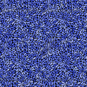 Seamless blue grunge pattern - vector clipart