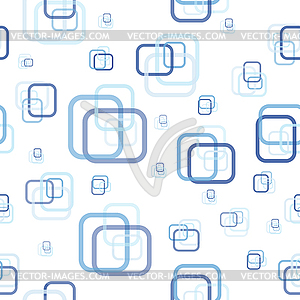 Abstract rectangle seamless pattern - vector clipart