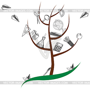 School tree - vector image