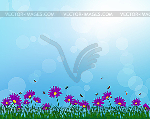 Lilies of valley - vector image