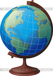 School globe - vector clipart