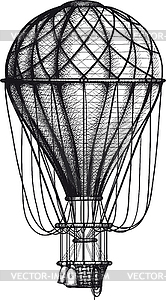 Old Air Ballon - vector image