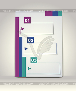Modern infographics template - vector clipart