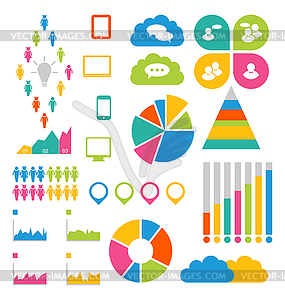 Infographic design elements ideal to display for - vector clipart