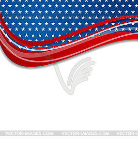 Independence Day card with place for text - vector clip art