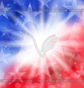 Happy 4th of July card with place for text - vector clip art