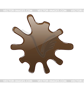 Hot chocolate blot - vector image