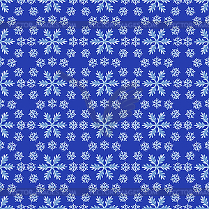 Snow seamless pattern - vector clip art