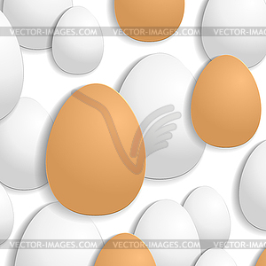 Easter background seamless pattern - vector clip art