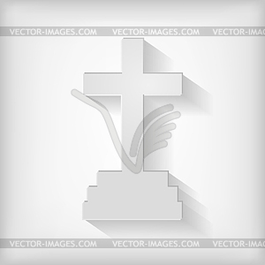 Calvary cross icon - vector clipart