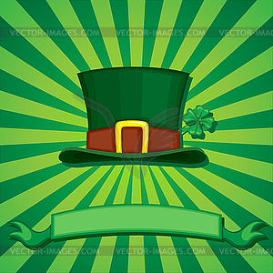 Greeting card of St. Patrick`s Day - vector image