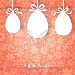 Easter greeting card - vector image