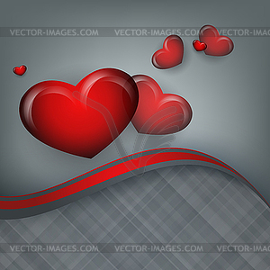 Valentine`s day background - vector image