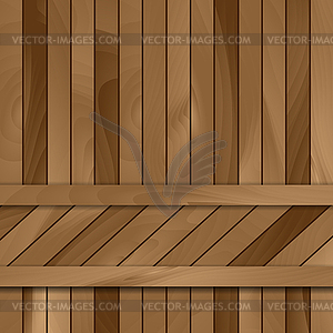 Wooden template - vector clip art