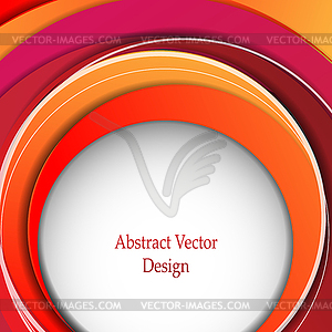 Abstract background with colorful layers - vector clipart