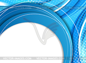 Abstract background with colorful layers - vector image