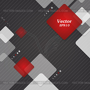 Overlapping Squares Background - vector clipart