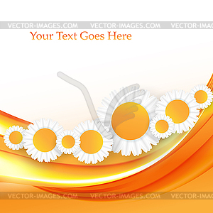 Abstract summer time background - vector clip art