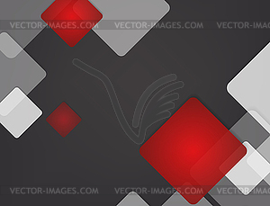 Overlapping Squares Background - vector image