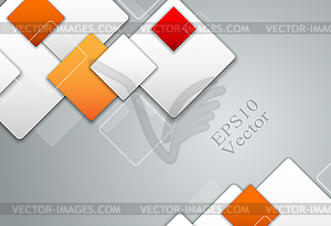 Overlapping Squares Background - vector clipart