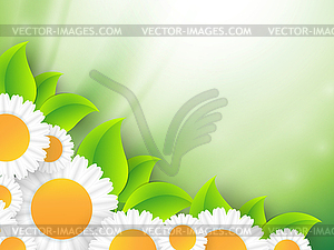 Abstract summer time background - vector clip art