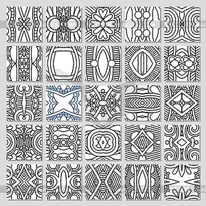 25 seamless pattern collection - vector clipart