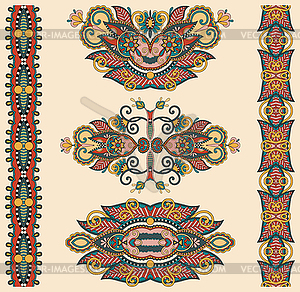 Ornamental floral adornment - vector clipart