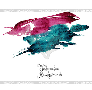 Abstract watercolor background, aquarelle colorful - vector clip art